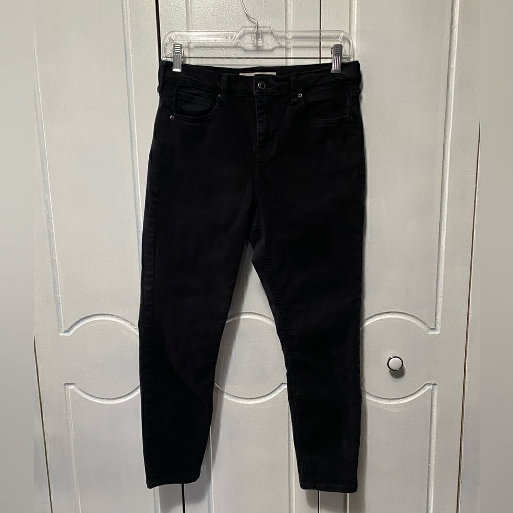 Top shop Jamie moto jeans black petite 28.